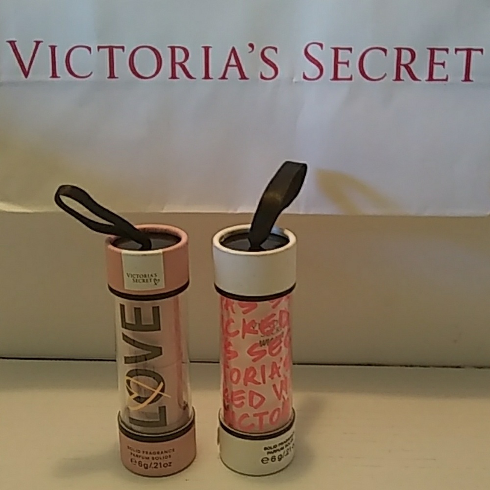 Nwt Victoria secret solid purfume . wicked &love .
